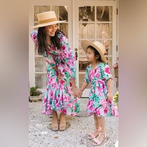 Ivy City Co Mommy & Me Matching Dresses: Brand New w/ Tags Sizes 2x & 2t